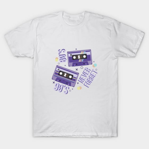 Never Forget 90's and 80's T-Shirt by novaya